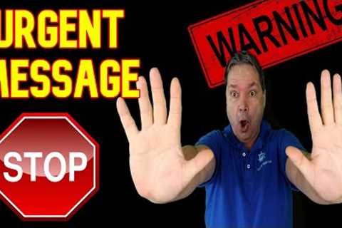 URGENT MESSAGE FOR ALL CRUISERS - CRUISE NEWS