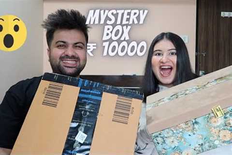 i gave mystery box to my fiancé worth ₹ 10000 | he was SHOOK