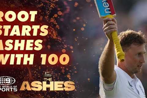 Joe Root's Edgbaston Ashes Hundred Highlights | Wide World Of Sports