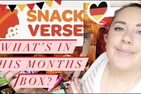 *This Months Snack Verse Subscription Box* WOW I Can't believe they sent me this many snacks?? #AD