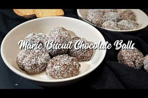 MAKE THIS NO BAKE DESSERT WITH MARIE BISCUITS &amp; CONDENSED MILK
