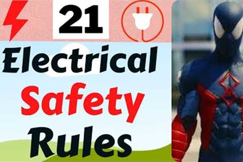 Electrical safety inspection | electrical safety hazards &amp; controls | Safety rules..