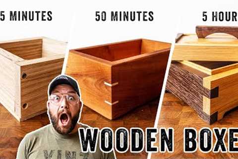 5 Min vs. 50 Min vs. 5 Hour - Box Build