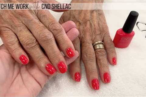 CND Shellac manicure explained in detail  [Watch Me Work]