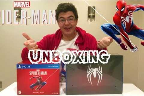 Spider-Man PS4 Collector's Edition &amp; Collector's Box MASSIVE UNBOXING!!!