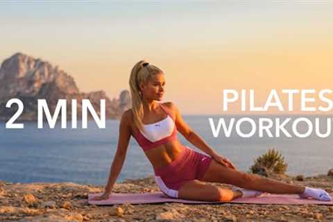 12 MIN PILATES WORKOUT - Slow Full Body Toning / Floor only, Low Impact