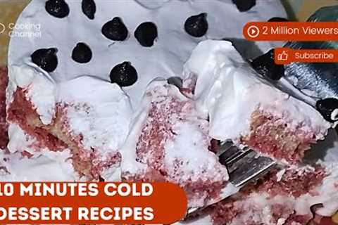 10 Minutes cold dessert recipes || Vegan desserts