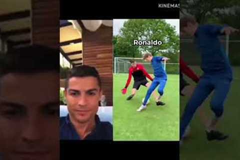 Ronaldo football goal 🥅 prank 🤣😅 video#shorts