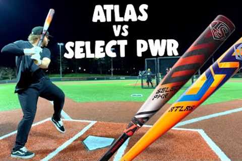 ATLAS vs. SELECT PWR | Louisville Slugger BBCOR Showdown (BROKEN BAT)