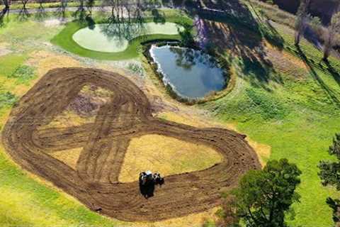 Soil Preparation for Laying Turf //  Backyard Golf Hole
