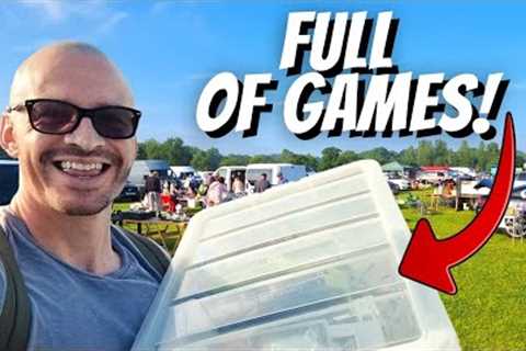 HUGE Car Boot &amp; Charity Shop Hunt! So Many Video Games!