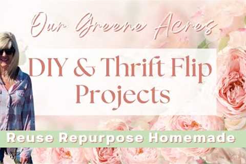 REUSE, REPURPOSE, HOMEMADE! DIY &amp; THRIFT FLIP PROJECTS #thrifting #diy