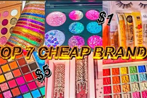 TOP 7 AFFORDABLE MAKEUP BRANDS 2020 👑  TO BUY CHEAP MAKEUP ONLINE 👑   baddie on a budget