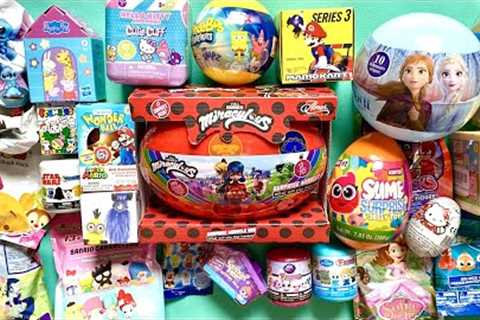 ASMR 25 SURPRISES Miraculous Ladybug Satisfying Unboxing TOYS NO Talking Video