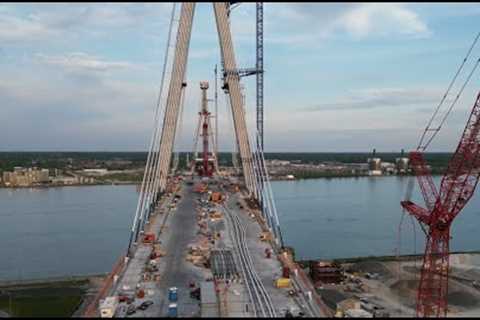 Gordie Howe International Bridge Construction | Detroit, Michigan And Windsor, Ontario