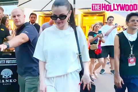 Selena Gomez Moves On From Drama With Hailey Bieber &amp; Grabs Lunch At Gigi Restaurant In Paris..