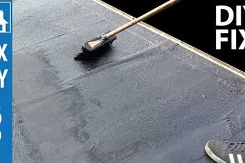 DIY Flat Roof Repair - Easy Paint on Fix