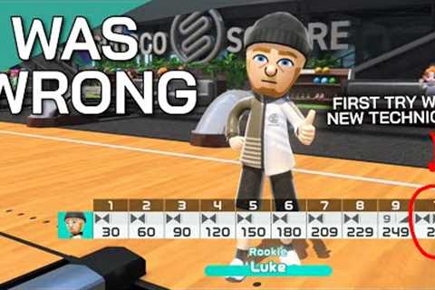 OK, THIS is How to Get Strikes in Switch Sports Bowling