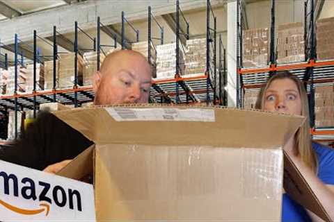 What's inside of an Amazon ELECTRONICS Mystery Pallet Box