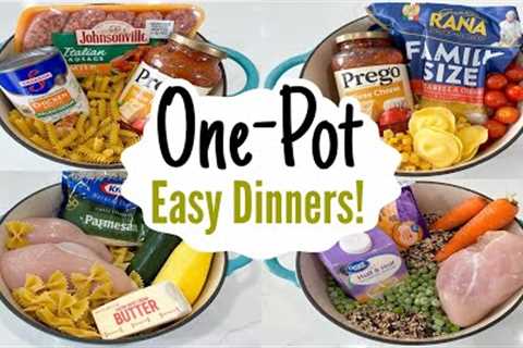 5 TASTY ONE POT RECIPES | The EASIEST Cheap &amp; Simple Family Meals | Easy Cooking with Julia..