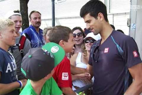 Novak Djokovic - A Great Human Being | (Amazing Sportsmanship Moments) | PART 1