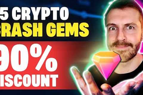 5 Crypto Market CRASH GEMS | 90% Discount Altcoins