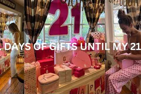 21 DAYS OF GIFTS UNTIL MY 21ST BIRTHDAY