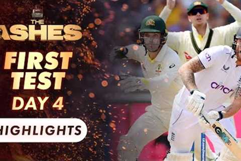 2023 Ashes 1st Test, Day 4 Highlights | Wide World of Sports