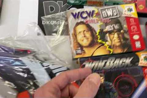 Unboxing a retro game collection full of complete games