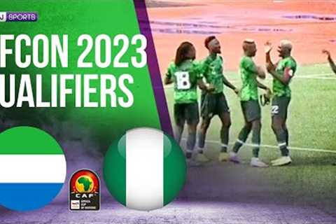 Sierra Leone vs Nigeria | AFCON 2023 QUALIFIERS HIGHLIGHTS | 06/18/2023 | beIN SPORTS USA