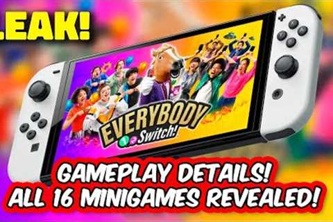 Everybody 1-2 Switch ALL 16 Minigames Revealed in Nintendo Switch Leak!