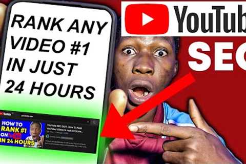 Youtube SEO - 2023 - How To Rank Youtube Videos Fast (In 24 Hours)