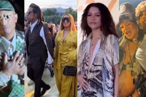 Beyonce, Rihanna, Zendaya At Pharrell's Louis Vuitton Show