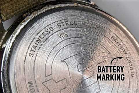 How to change a watch battery