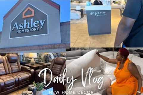 VLOG-DISCRIMINATED AT ASHLEY FURNITURE|| WE ARE MOVING|| SHOPPING FOR NEW HOME DECOR||