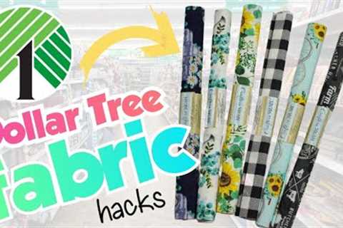 BRILLIANT Hacks Using DOLLAR TREE Fabric
