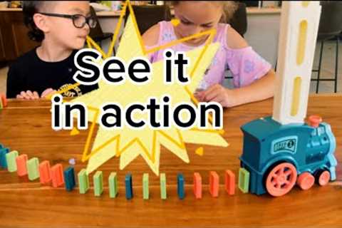 Fun toy for kids #amazonfinds #productreview #founditonamazon #unboxing #toys #kids #fun #dominos