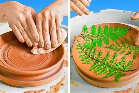 Relaxing Clay Pottery Ideas And Mesmerizing DIY Crafts
