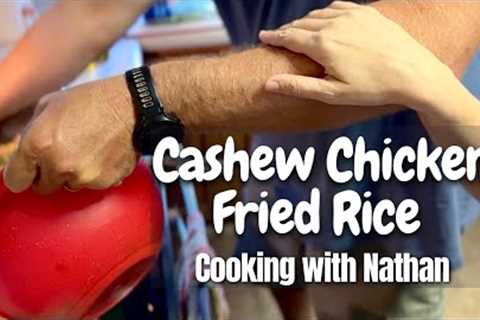 Cashew Chicken Fried Rice - Cooking with Nathan