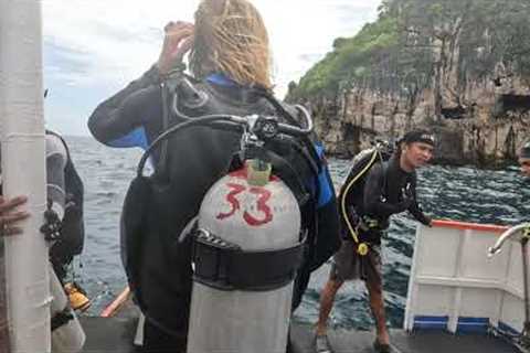 Scuba diving near Malapascua Island, Philippines June 2023