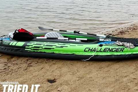 The Intex inflatable kayak is a budget-friendly way to get out on the water.