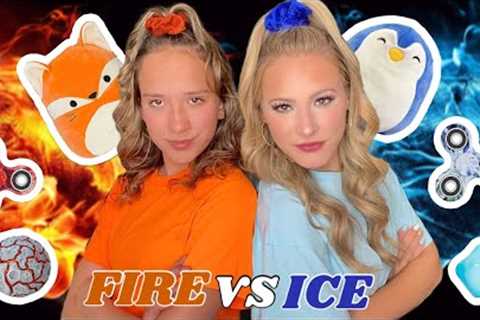 FIRE 🔥🥵❤️‍🔥 VS ICE 🧊🥶❄️ LEARNING EXPRESS SHOPPING CHALLENGE