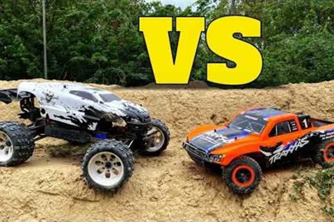 Traxxas Revo vs Traxxas Slash 4x4 | Remote Control Car | High Speed RC Cars