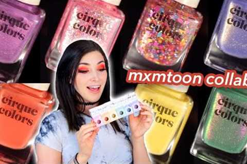 Cirque Colors x Mxmtoon Nail Polish Collab Collection Swatches &amp; Review! || KELLI MARISSA