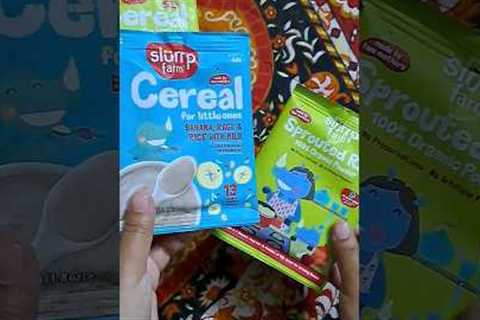 Unboxing Of Slurrp Farm Cereal Combo #viral #trending #slurrpfarm #babyfood #cereal #healthy #shorts