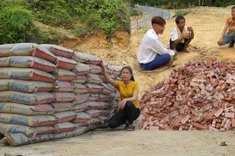 Lieu bought land, Survey, Gathered materials and Decided to build a house for the OLD MAN