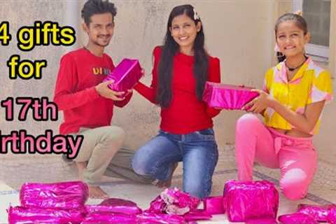 34 gifts for 17th birthday | Payal ka birthday gifts | aman dancer real