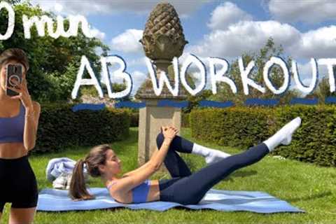 10MIN everyday pilates ab workout // flat stomach&amp; slim waist // no equipment