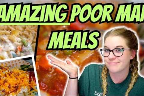 Amazing Poor Man Meals | Great Depression Cooking | What to eat when money is TIGHT