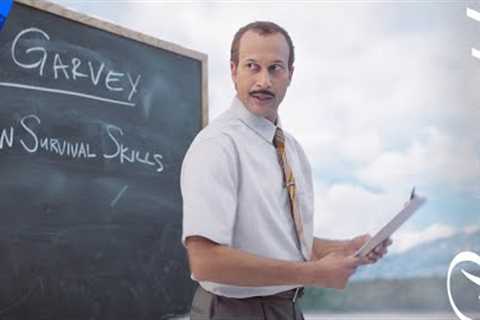 A Mountain of Entertainment | Mr. Garvey's Mountain Survival Skills | Paramount+